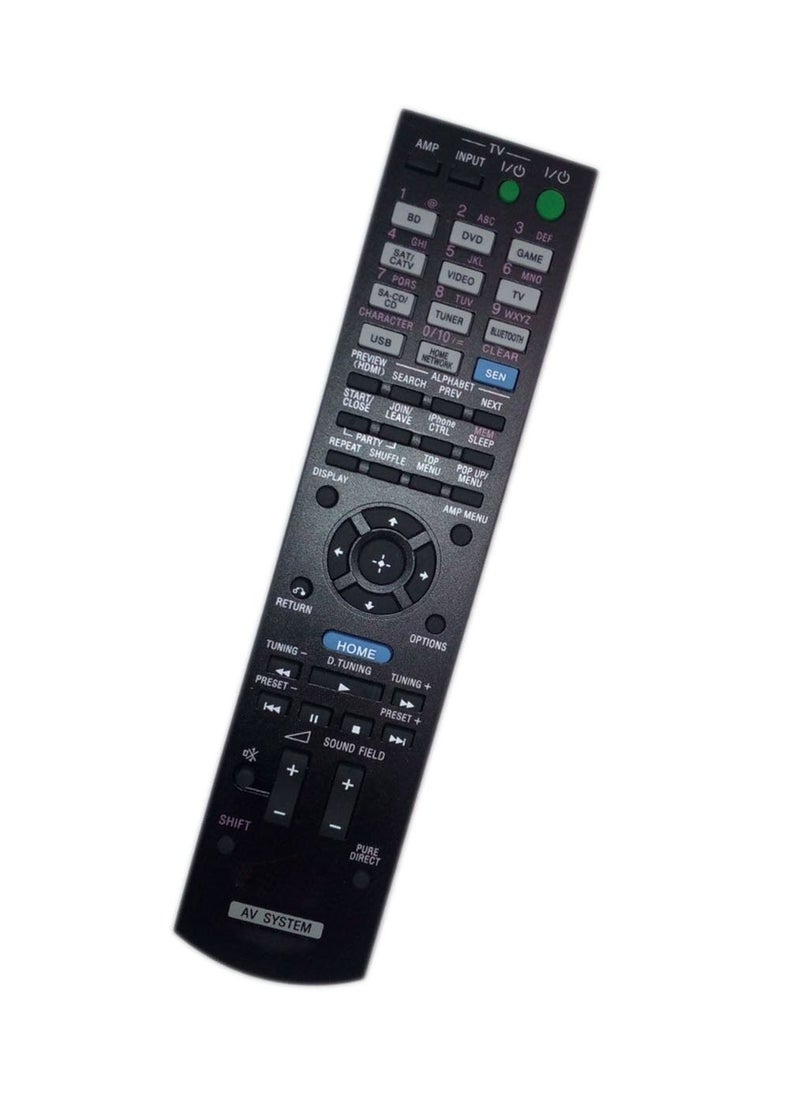 JustFine Replaced Remote Control Compatible for Sony STR-DN840 RMAAU170 149205111 STR-DH740 RMAAU168 149204911 Audio/Video AV Receiver Home Theater System - Image 1